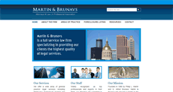 Desktop Screenshot of martinandbrunavs.com